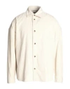 Only & Sons Man Shirt Ivory Size M Cotton In White