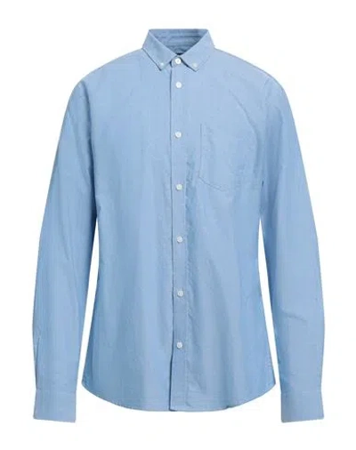 ONLY & SONS ONLY & SONS MAN SHIRT LIGHT BLUE SIZE XS COTTON, POLYESTER