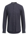 Only & Sons Man Shirt Midnight Blue Size S Linen, Cotton, Recycled Cotton