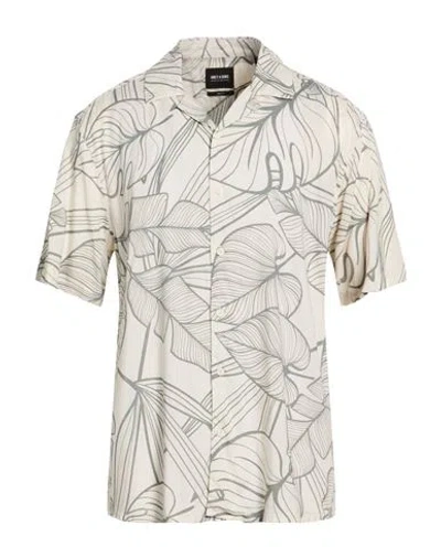Only & Sons Man Shirt Off White Size Xl Viscose, Livaeco By Birla Cellulose In Multi