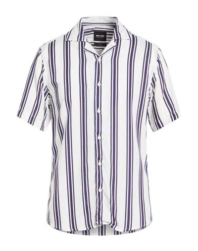 Only & Sons Man Shirt Purple Size M Viscose, Livaeco By Birla Cellulose In Multi