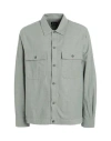 Only & Sons Man Shirt Sage Green Size S Cotton, Linen In Green