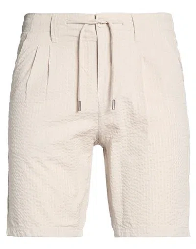 Only & Sons Man Shorts & Bermuda Shorts Beige Size L Cotton, Recycled Cotton In Neutral
