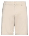 Only & Sons Man Shorts & Bermuda Shorts Beige Size Xl Cotton, Recycled Cotton, Elastane In Beige