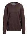 Only & Sons Man Sweater Dark Brown Size Xxl Livaeco By Birla Cellulose, Polyester In Burgundy