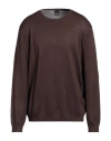 Only & Sons Man Sweater Dark Brown Size L Livaeco By Birla Cellulose, Polyester