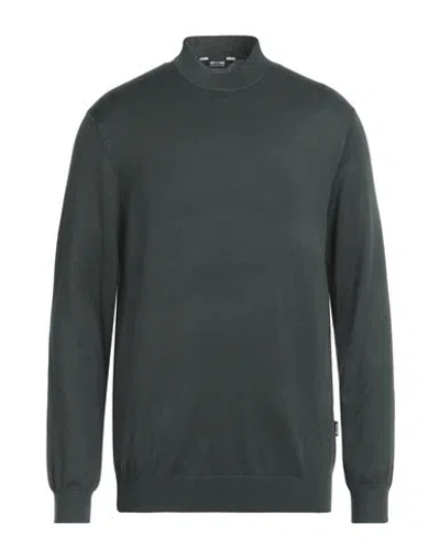 Only & Sons Man Turtleneck Dark Green Size Xl Livaeco By Birla Cellulose, Polyester In Green