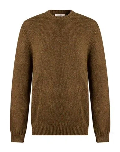 Only & Sons Man Sweater Khaki Size Xl Cotton, Nylon, Merino Wool In Brown