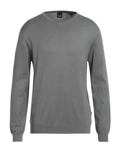 Only & Sons Man Sweater Lead Size Xxl Livaeco By Birla Cellulose, Polyester In Gray