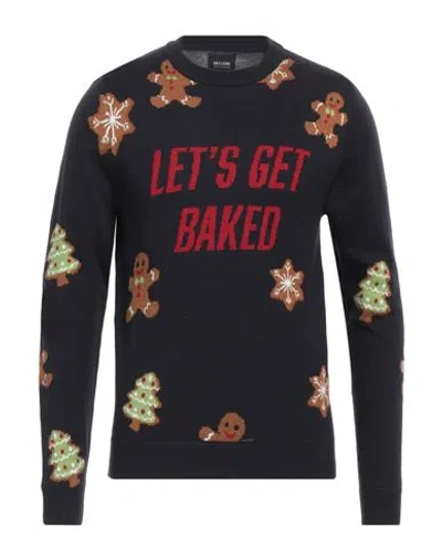 Only & Sons Christmas Sweater In Navy
