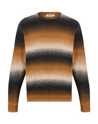 Only & Sons Man Sweater Mustard Size L Recycled Polyester, Cotton, Polyester, Elastane In Yellow