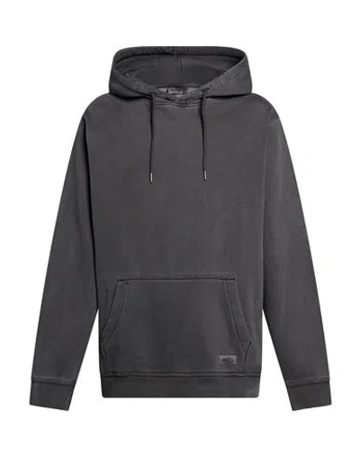 Only & Sons Man Sweatshirt Charcoal Size Xl Cotton, Polyester In Gray