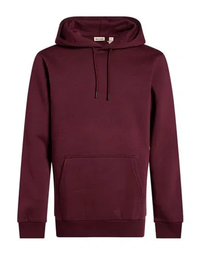 Only & Sons Man Sweatshirt Plum Size Xxl Cotton, Polyester In Purple