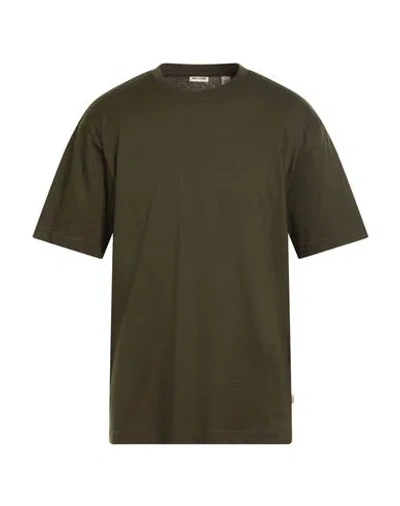 Only & Sons Man T-shirt Dark Green Size L Cotton