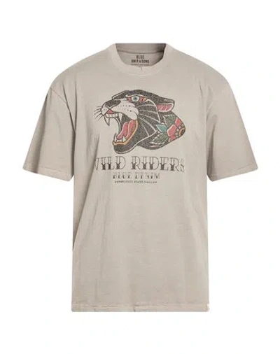 Only & Sons Man T-shirt Grey Size Xl Cotton In Gray