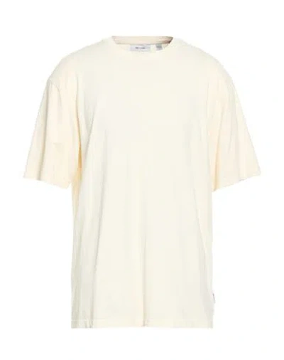 Only & Sons Man T-shirt Ivory Size L Cotton In White