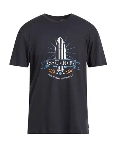 Only & Sons Man T-shirt Midnight Blue Size Xl Cotton In Black