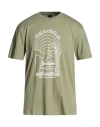 ONLY & SONS ONLY & SONS MAN T-SHIRT SAGE GREEN SIZE L COTTON