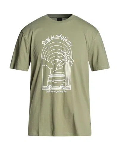 Only & Sons Man T-shirt Sage Green Size L Cotton