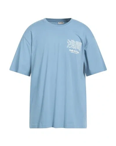 Only & Sons Man T-shirt Sky Blue Size Xl Cotton
