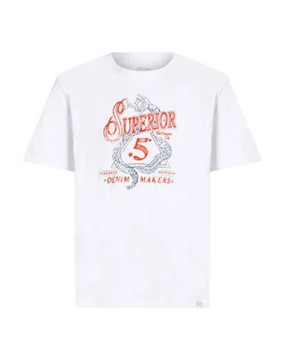 Only & Sons Man T-shirt Off White Size L Organic Cotton
