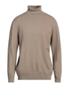 Only & Sons Man Turtleneck Beige Size Xxl Cotton, Nylon, Viscose