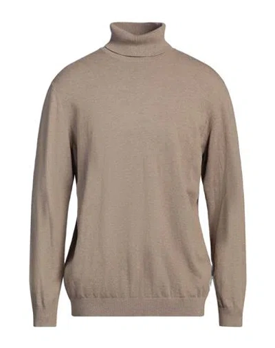 Only & Sons Man Turtleneck Beige Size Xxl Cotton, Nylon, Viscose