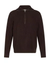 Only & Sons Man Turtleneck Dark Brown Size Xl Cotton, Polyester, Elastane, Wool