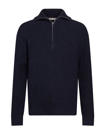 Only & Sons Man Turtleneck Midnight Blue Size L Cotton, Polyester, Elastane, Wool