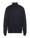 Only & Sons Man Turtleneck Midnight Blue Size M Livaeco By Birla Cellulose, Polyester In Dark Blue