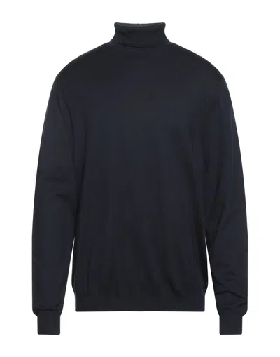 Only & Sons Man Turtleneck Midnight Blue Size M Livaeco By Birla Cellulose, Polyester In Dark Blue