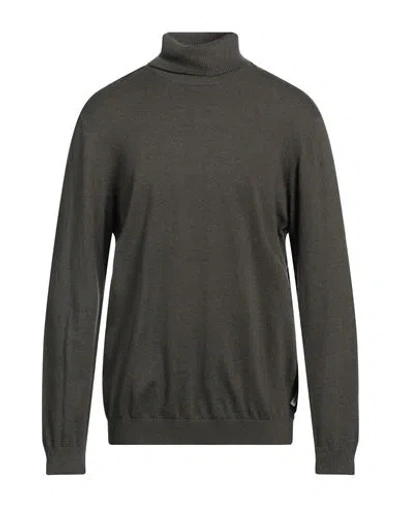 Only & Sons Man Turtleneck Military Green Size Xxl Cotton, Nylon, Viscose
