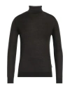 Only & Sons Man Turtleneck Military Green Size Xl Tencel Lyocell, Merino Wool In Green