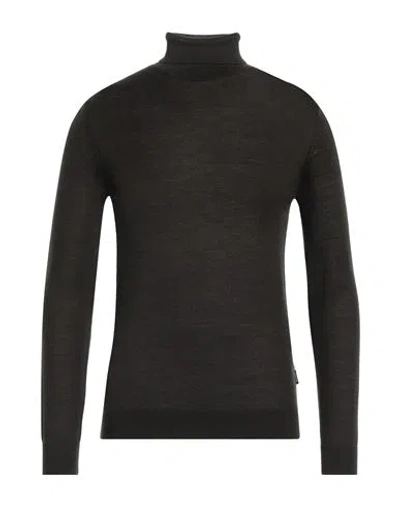 Only & Sons Man Turtleneck Military Green Size Xl Tencel Lyocell, Merino Wool