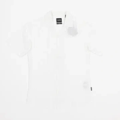 Only & Sons Resort Linen Short Sleeve Shirt In White
