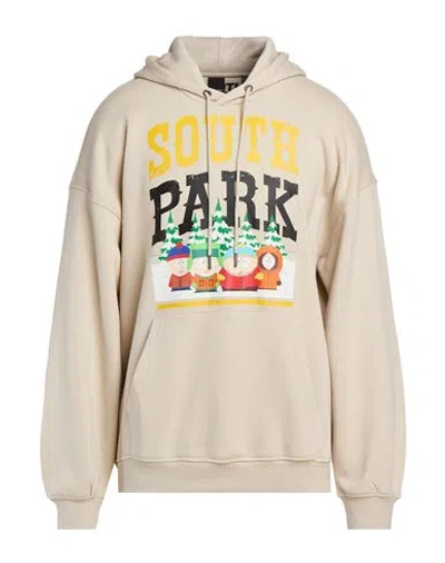 Only & Sons South Park Man Sweatshirt Beige Size L Cotton, Polyester In Neutral