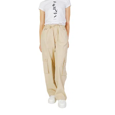 Only Beige Cotton Jeans & Pant In Neutral