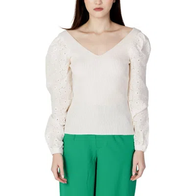 Only Cotton Tops & Women's T-shirt In Beige