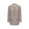 Only Beige Polyester Blazer In Brown