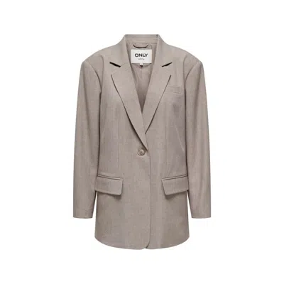 Only Beige Polyester Blazer In Brown