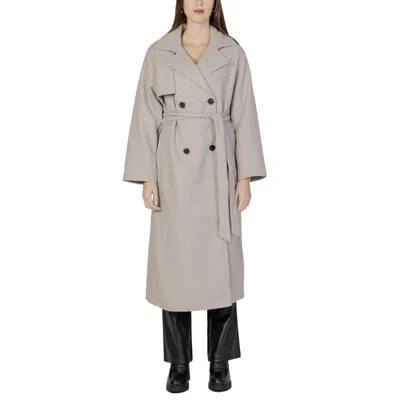 Only Polyester Jackets & Women's Coat In Beige
