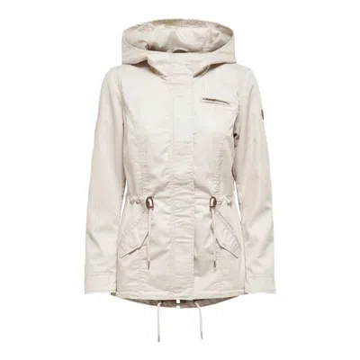 Only Polyester Jackets & Women's Coat In Beige