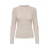 Only Beige Polyester Turtleneck In Neutral