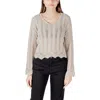 Only Beige Recycled Cotton Sportswear In Neutral
