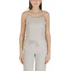 Only Beige Recycled Polyester Top In Neutral
