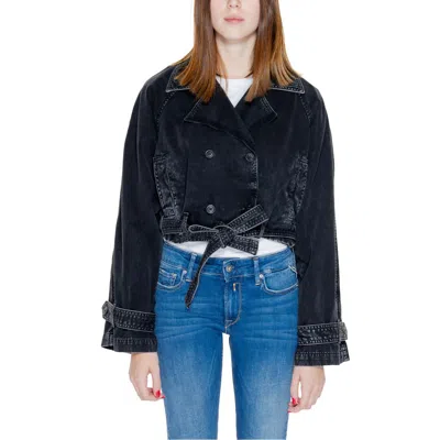 Only Cotton Jackets & Women's Coat In Black