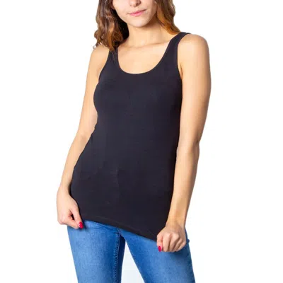 Only Cotton Tops & Women's T-shirt In Black