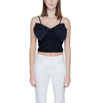 Only Cotton Cotton Tops & Women's T-shirt In Black