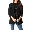 Only Black Polyester Blazer In Black
