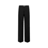 Only Black Polyester Casual Pants In Black